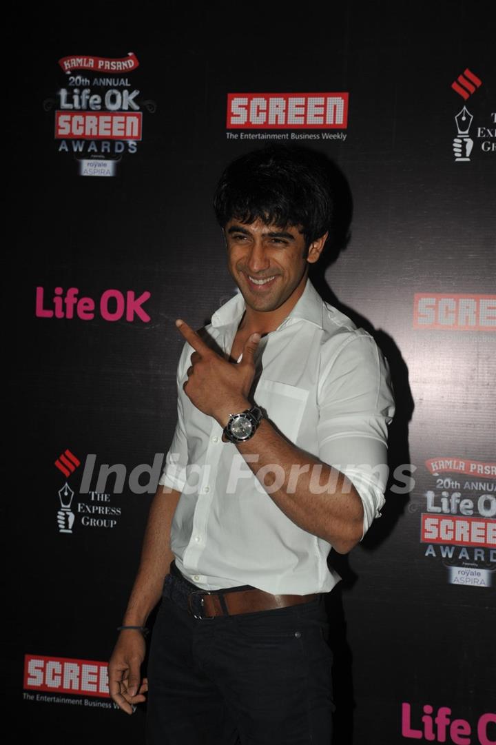 Amit Sadh was at the 'Life Ok Screen Awards' Nomination Party