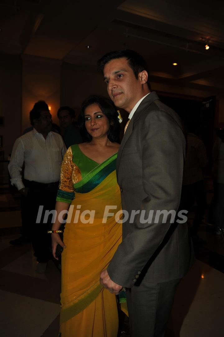 Divya Dutta and Jimmy Shergill were at the 'Life Ok Screen Awards' Nomination Party