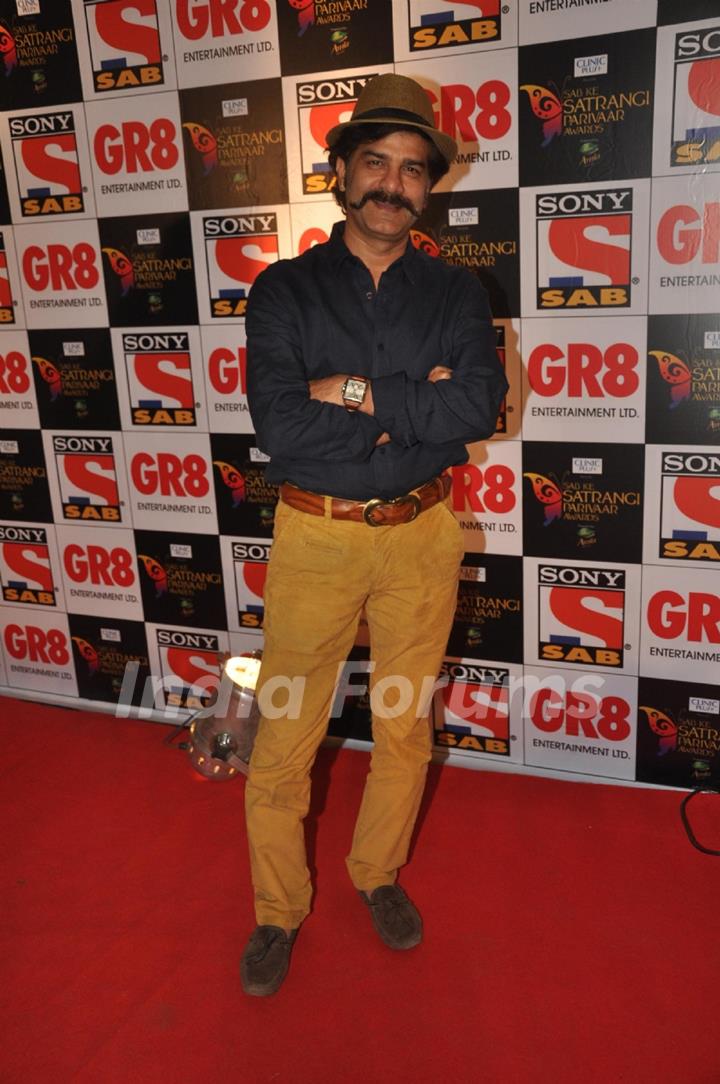 J D Majethia was seen at SAB Ke Satrangi Parivaar Awards