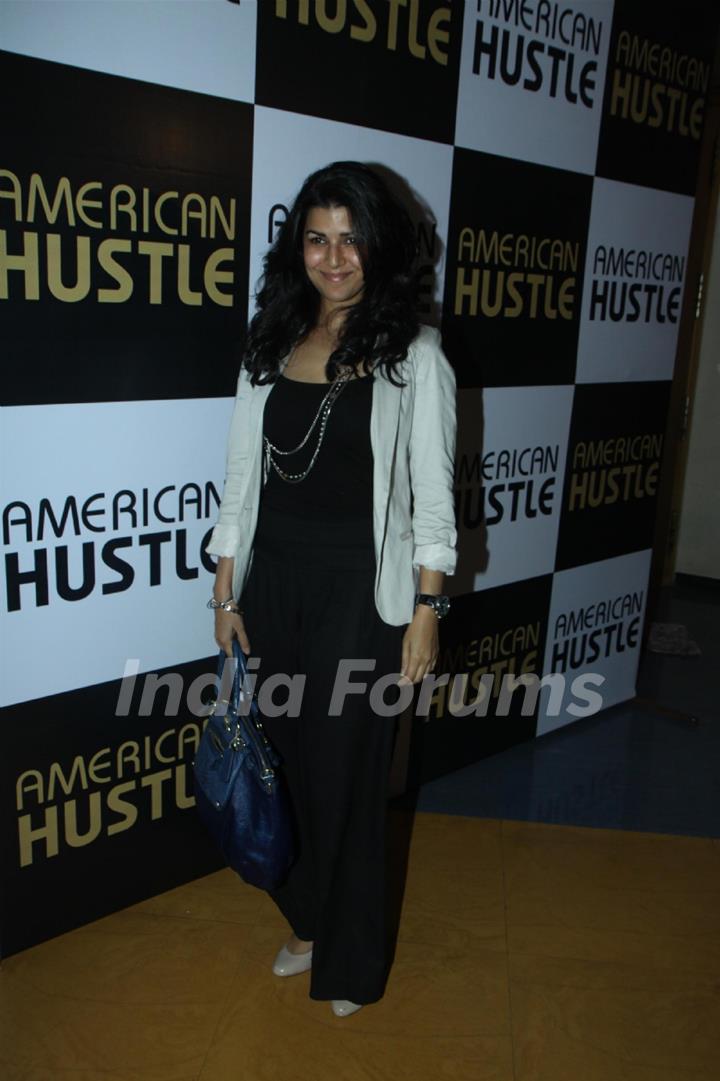 Nimrat Kaur was at the Special Screening Hollywood Film 'American Hustle'