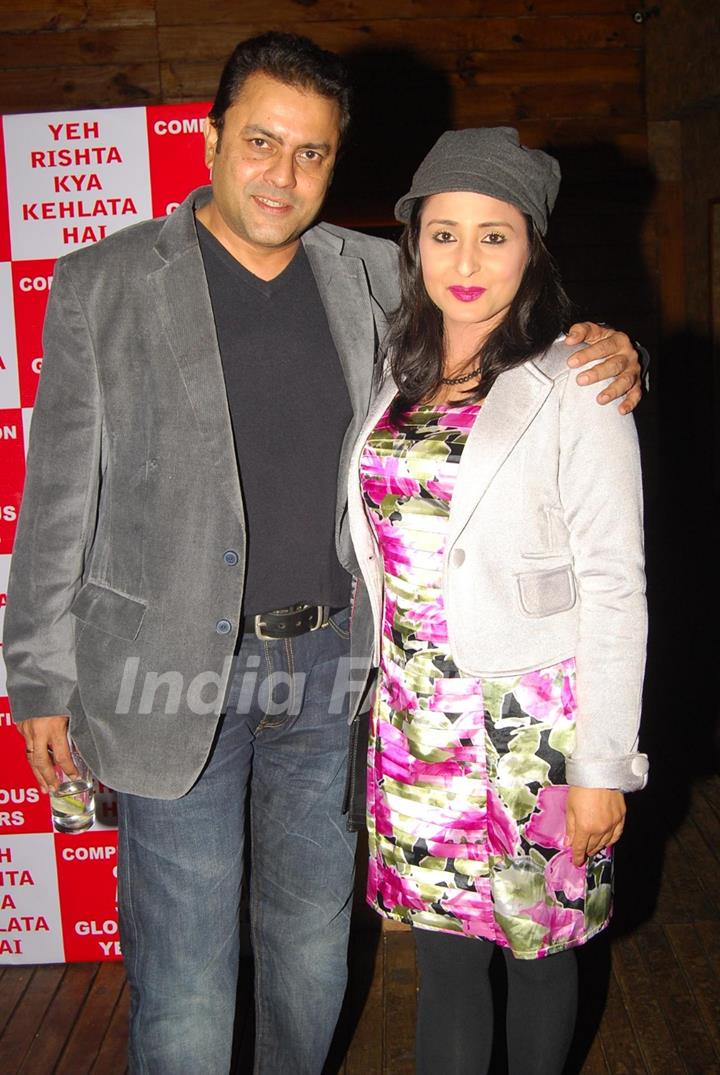 Sanjeev Seth and Lataa Seth at the 5 years Celebration of Yeh Ristha Kya Kehlata Hai