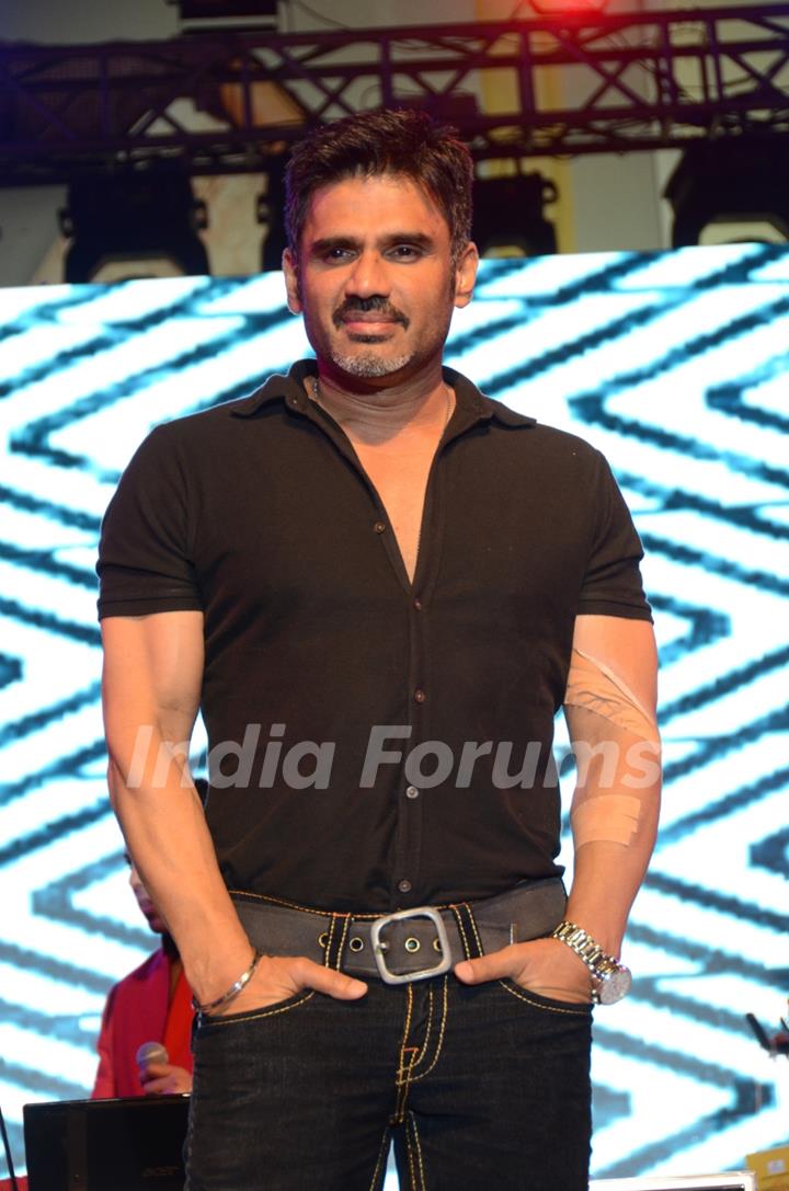 Suniel Shetty was at the 8th edition of Baqar Nasser's Spinnathon