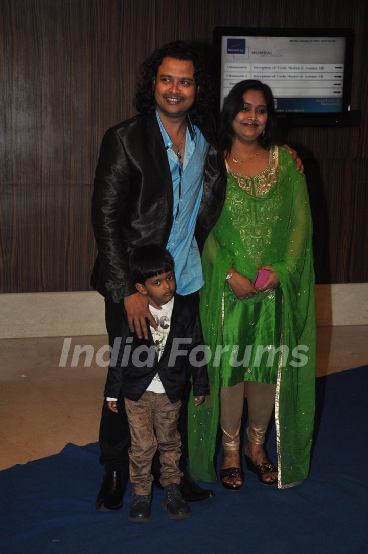 Raja Hasan was with his family at Toshi Sabri's Reception Party