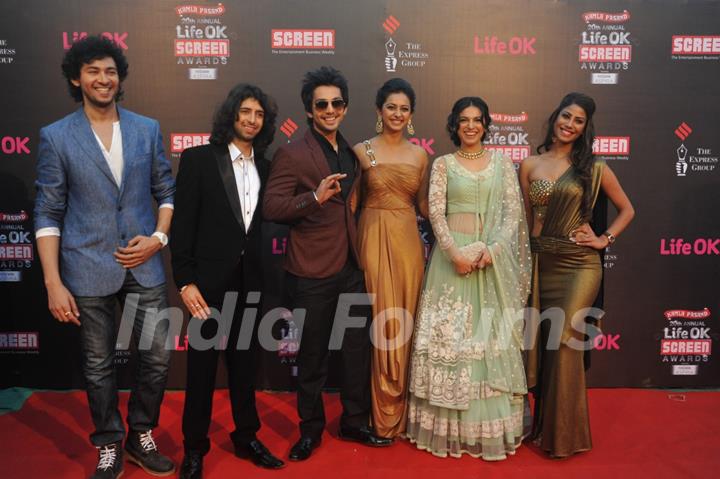 The Yaariyan team at the 20th Annual Life OK Screen Awards