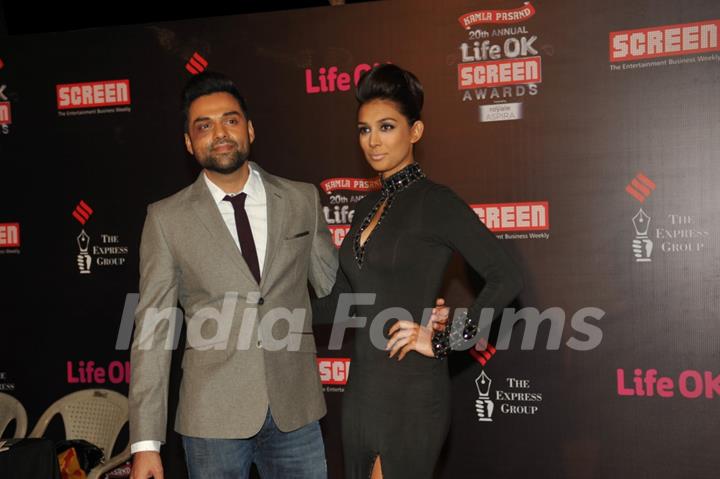 Abhay Deol and Preeti Desai were at the 20th Annual Life OK Screen Awards