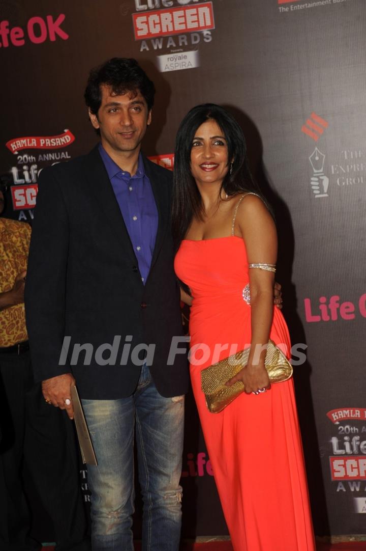 Shibani Kashyap was seen at the 20th Annual Life OK Screen Awards