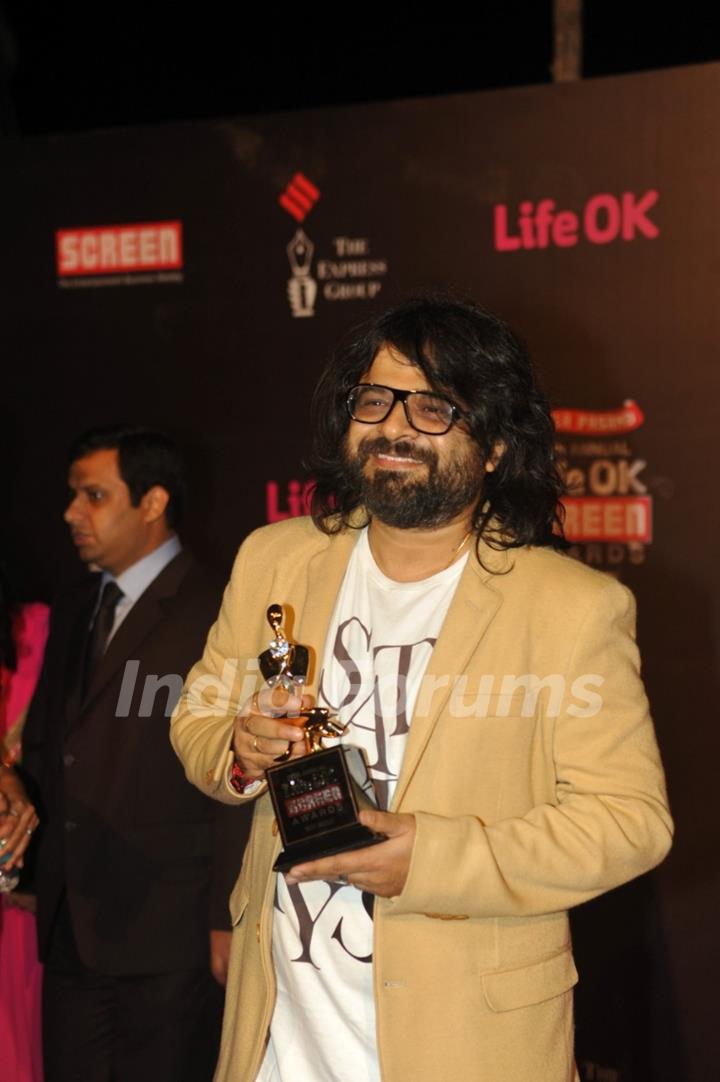 Pritam at the 20th Annual Life OK Screen Awards