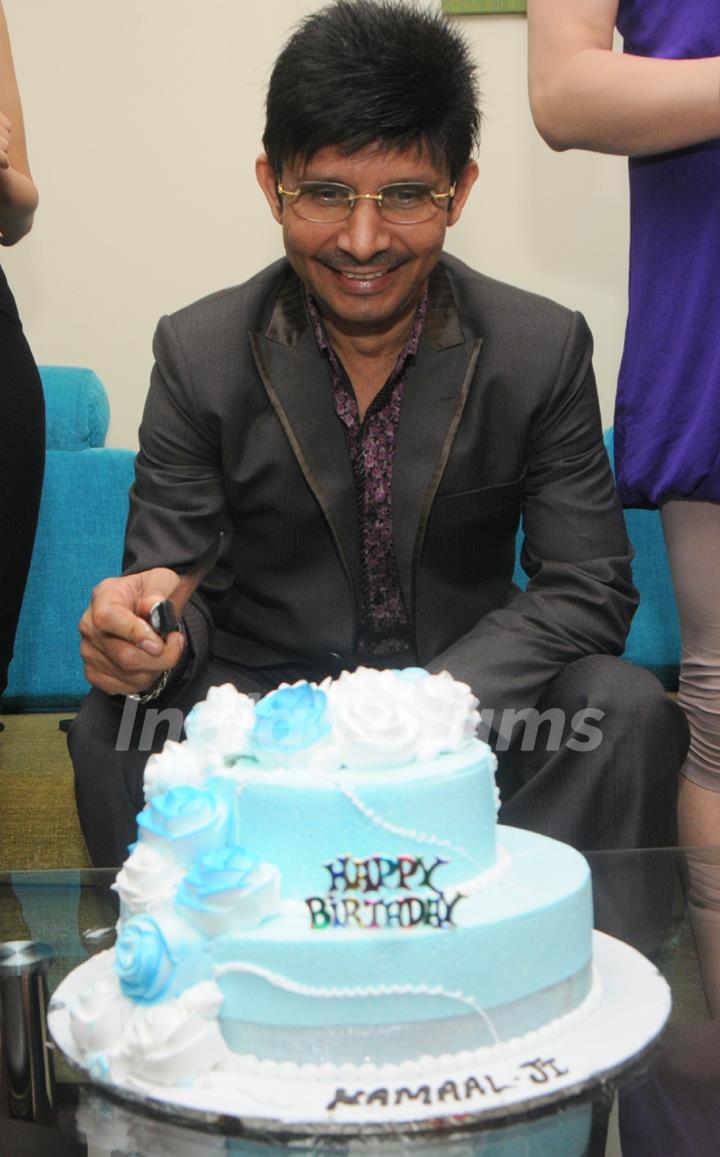 Kamaal. R. Khan at his Birthday Bash