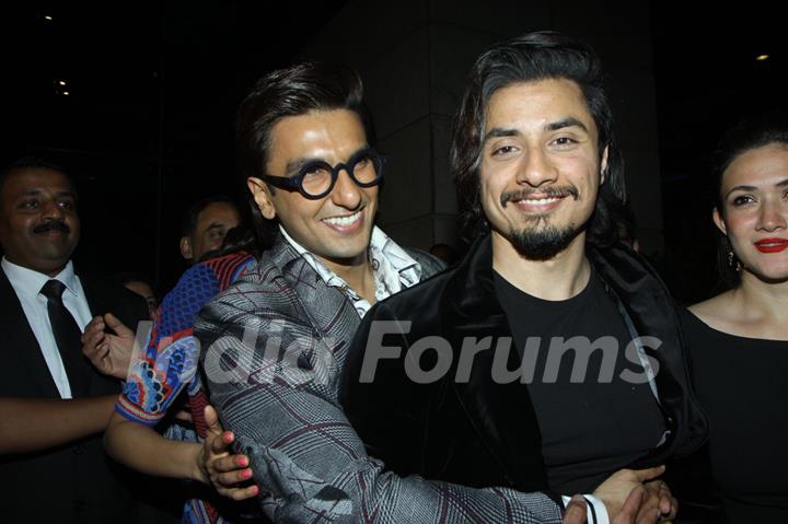 Ranveer Singh and Ali Zafar at the 59th Idea Filmfare Pre Awards Party