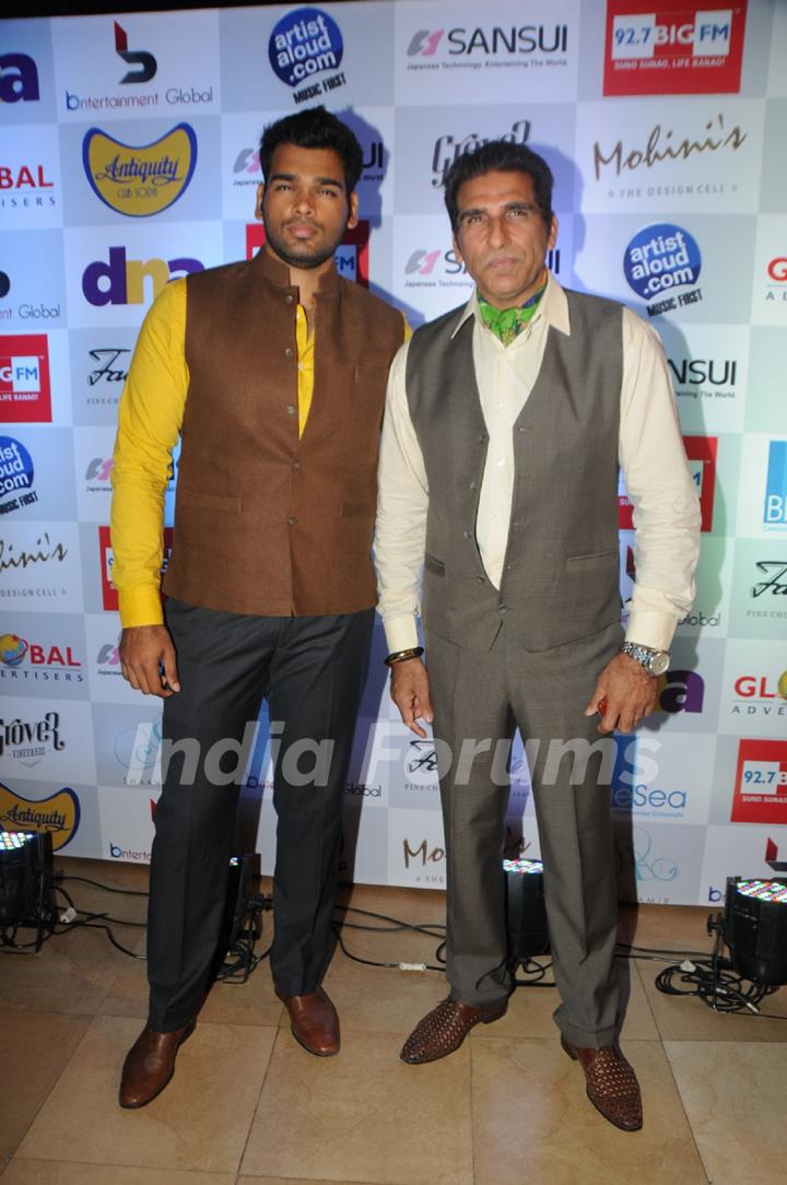 Mukesh Rishi and his son were seen at the Music Mania Event