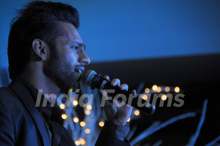 Rahul Vaidya was seen performing at the Music Mania Event