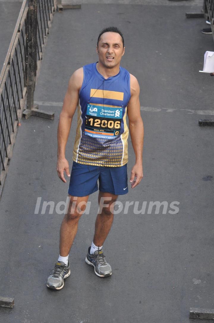 Rahul Bose was at the Mumbai Marathon 2014