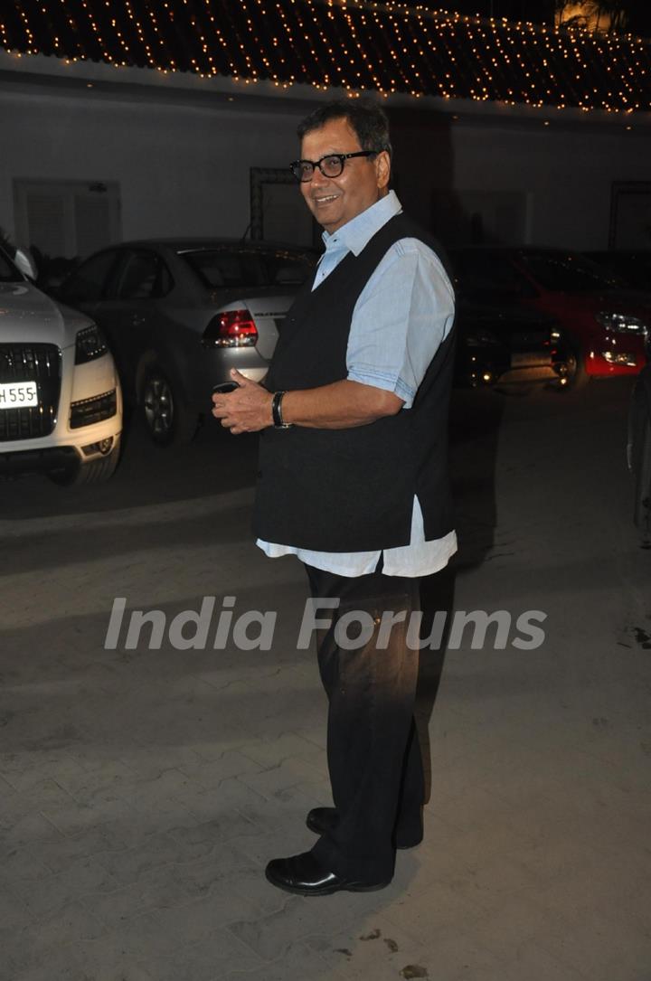 Subhash Ghai was at Raghav Sachar & Amita Pathak Wedding