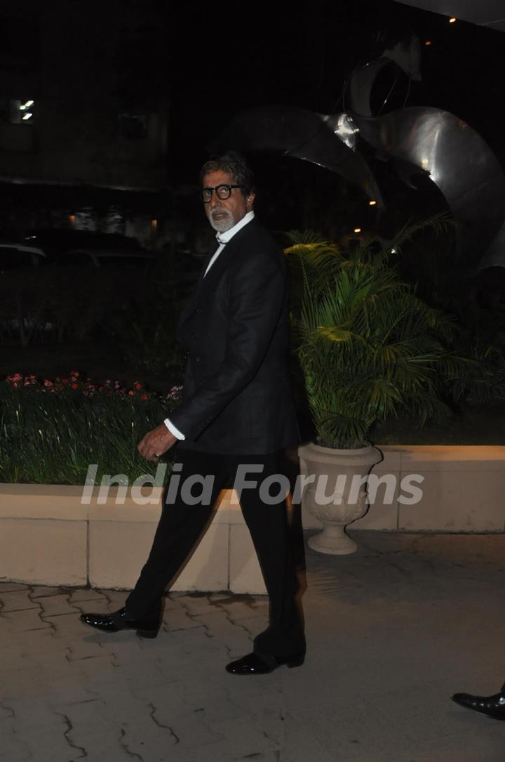 Amitabh Bachchan was seen at Raghav Sachar & Amita Pathak Wedding