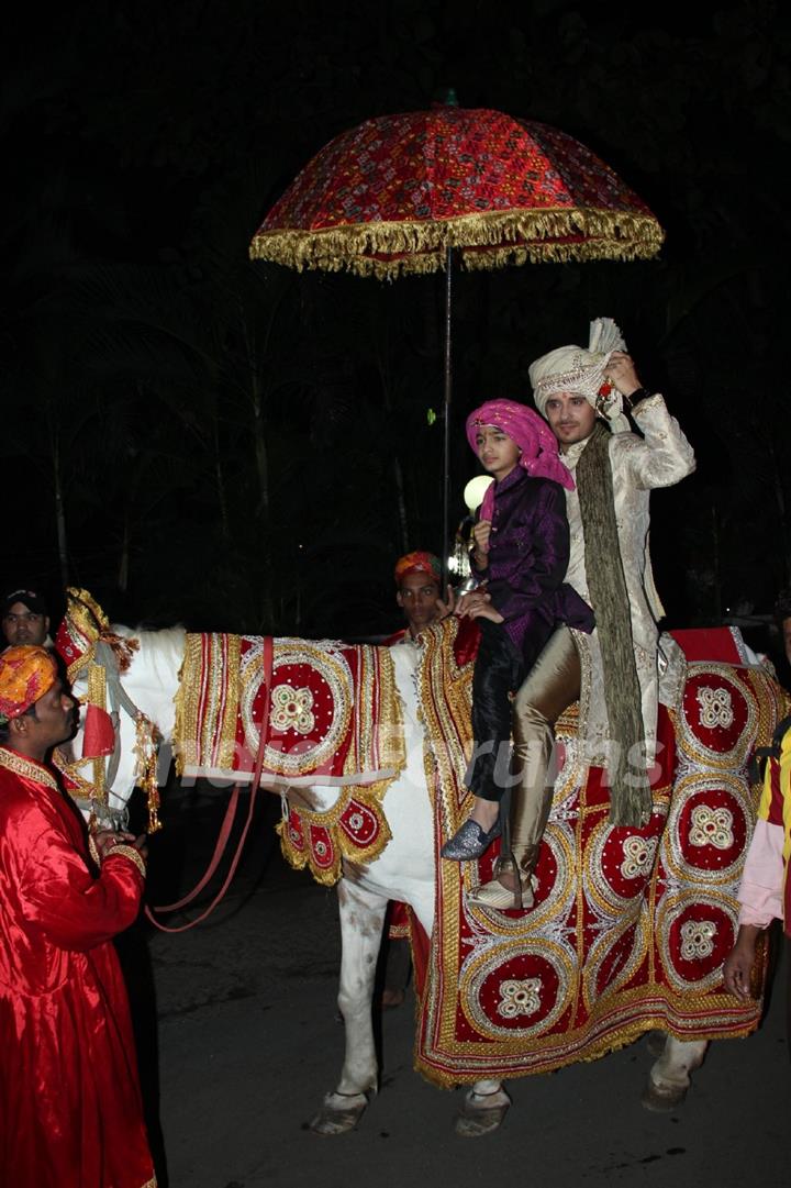 Raghav Sachar arrives at his Wedding