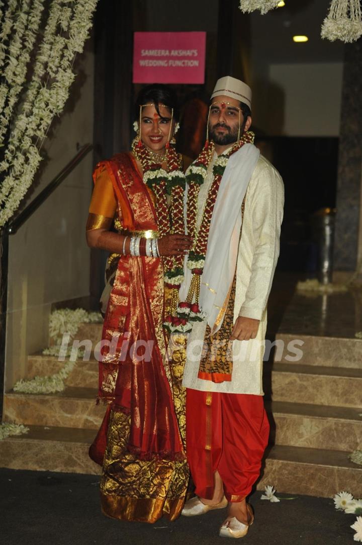 Sameera Reddy weds Akshay Warde