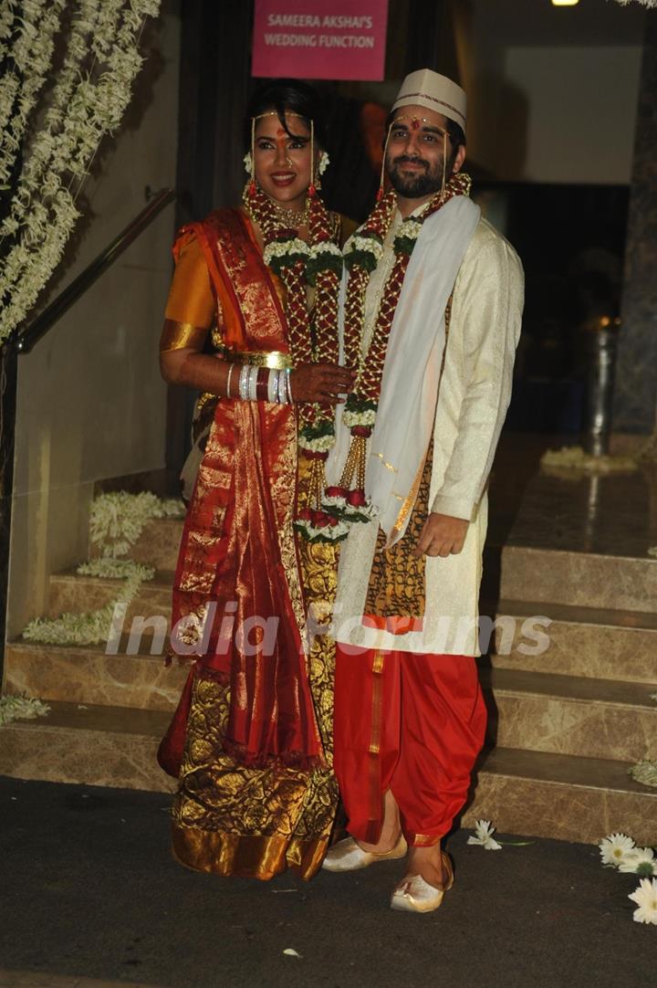 Sameera Reddy weds Akshay Warde