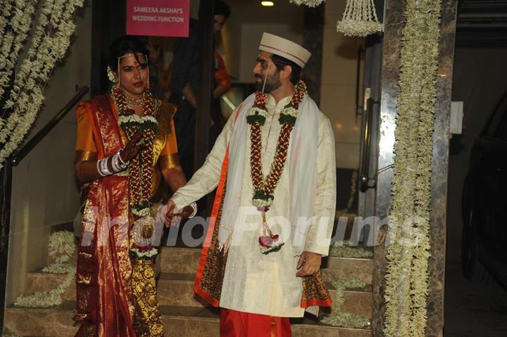 Sameera Reddy weds Akshay Warde