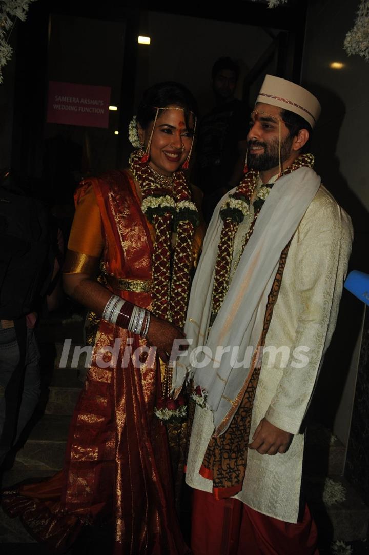 Sameera Reddy weds Akshay Warde