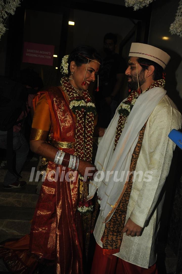 Sameera Reddy weds Akshay Warde