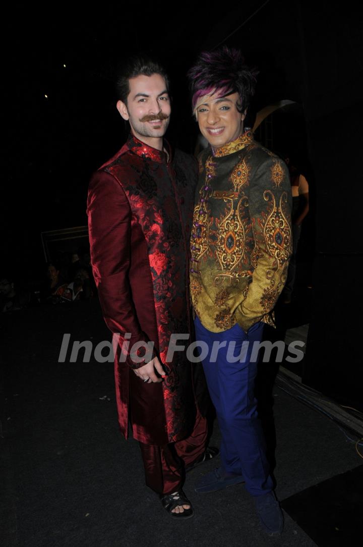 Rohhit Verma and Neil Nitin Mukesh at Fashion Show