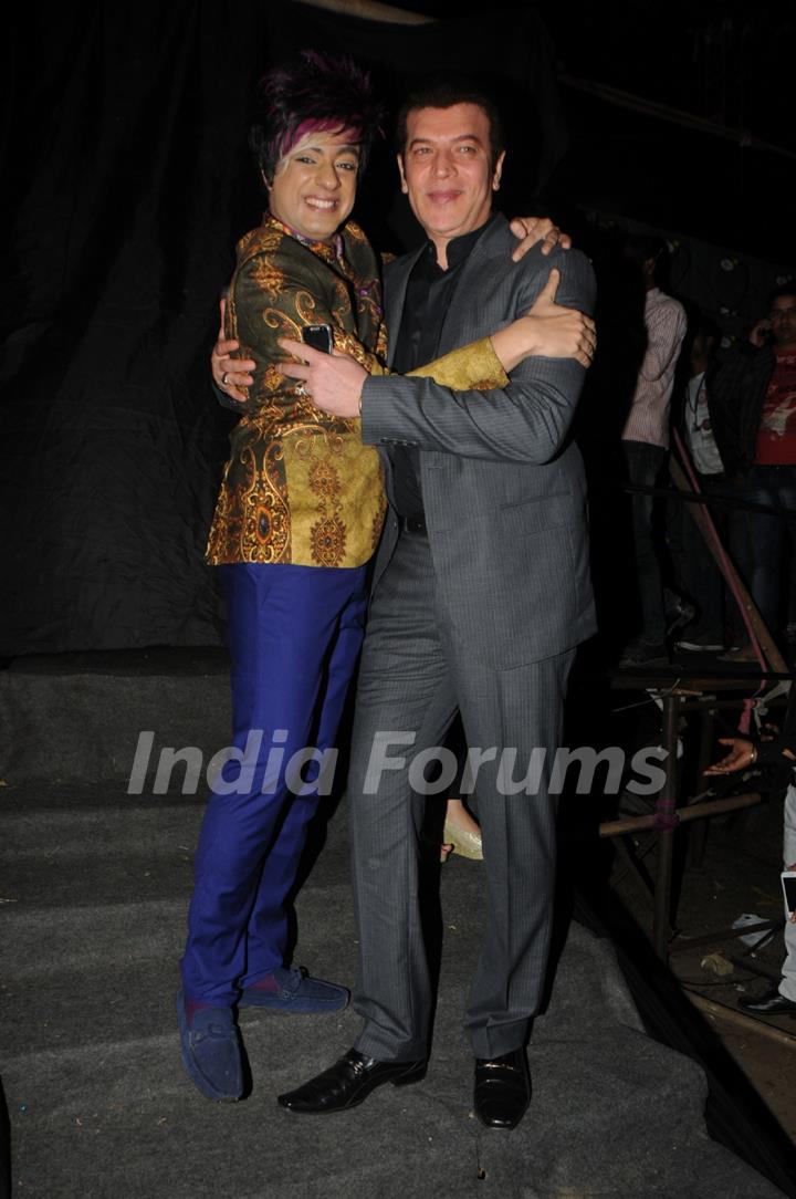 Rohhit Verma and Aditya Pancholi at his Fashion Show