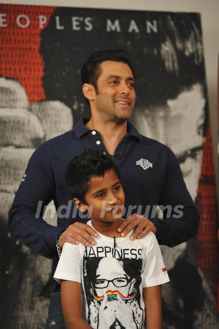 Salman Khan was seen at the Promotion of 'Jai ho'