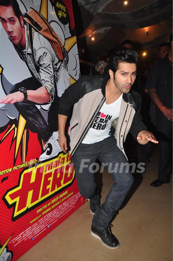 Varun Dhawan at the First Look of 'Main Tera Hero'