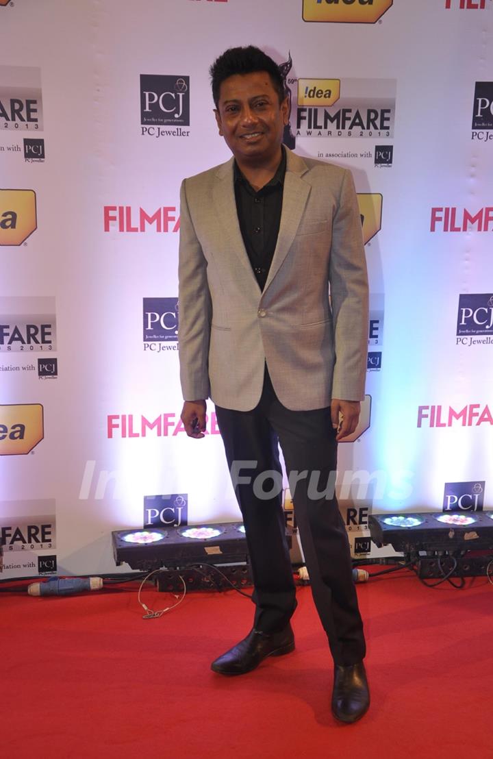 Onir was seen at the 59th Idea Filmfare Awards 2013