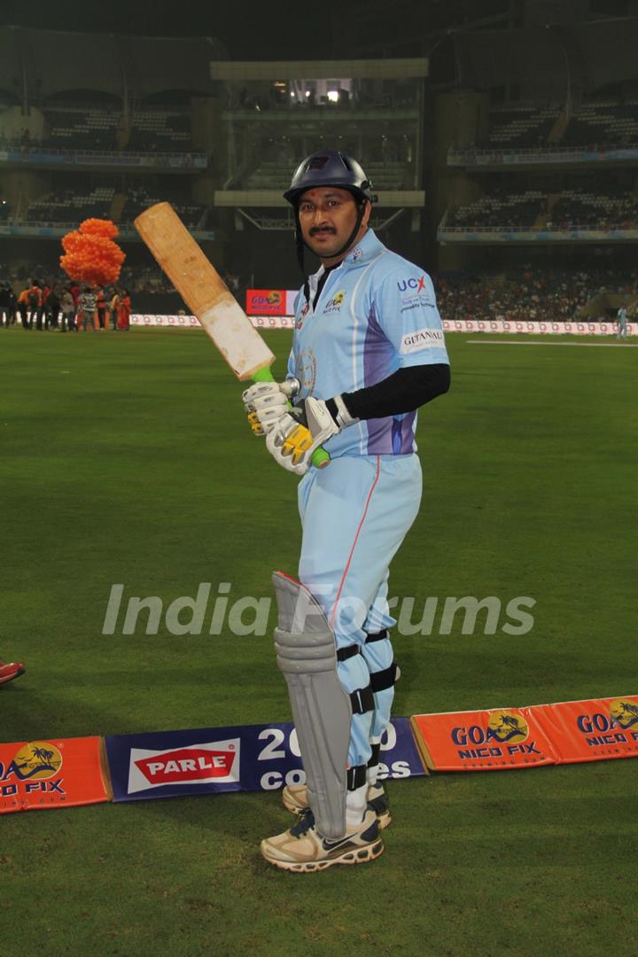 Manoj Tiwari gears up for the 1st CCL match