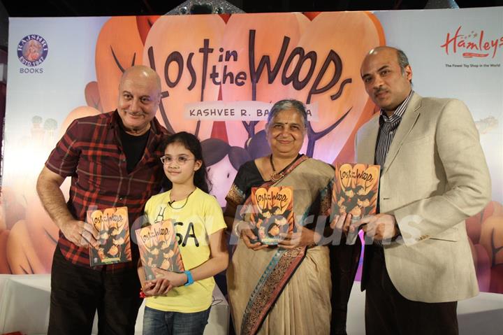 Kavshee R. Barjatya with Anupam Kher and Sooraj Barjatya at the Book Launch