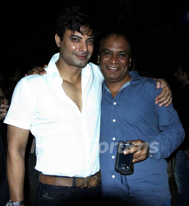 Rahul Bhat and Vipin Sharma were at the Birthday Party for Sudhir Mishra