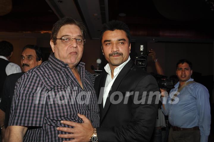 Ajaz Khan was at the Press Meet of Ye Rab