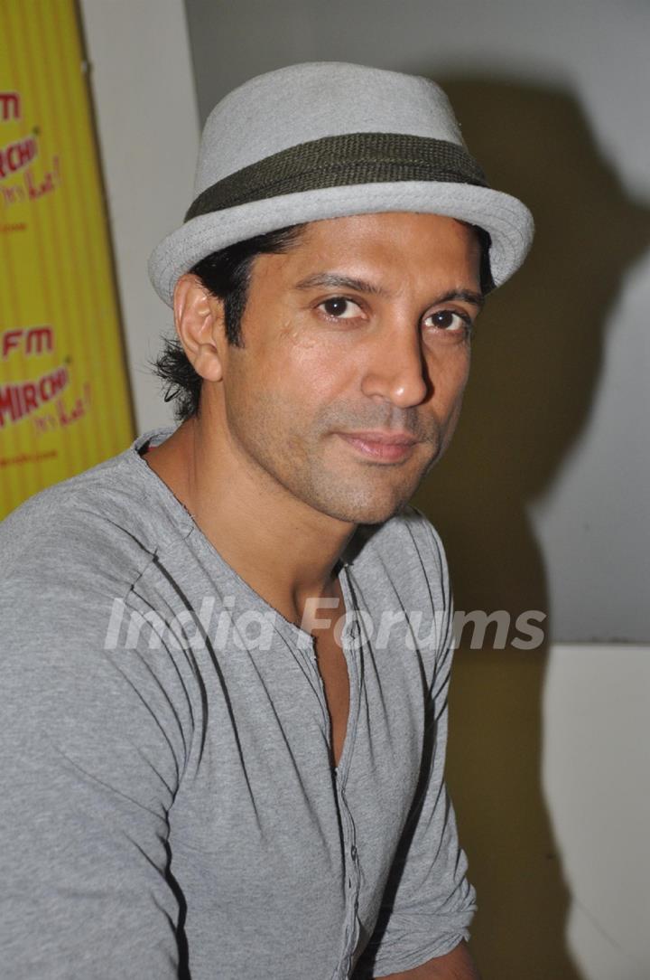 Farhan Aktar at 'Shaadi ke Side Effects' Promotions on Radio Mirchi 98.3