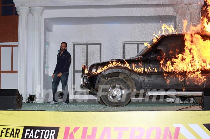 Rohit Shetty at the Launch of Khatron Ke Khiladi Darr ka Blockbuster