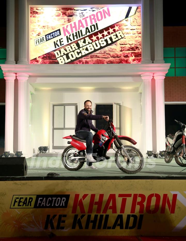 Rohit Shetty arrives at the Launch of Khatron Ke Khiladi Darr ka Blockbuster