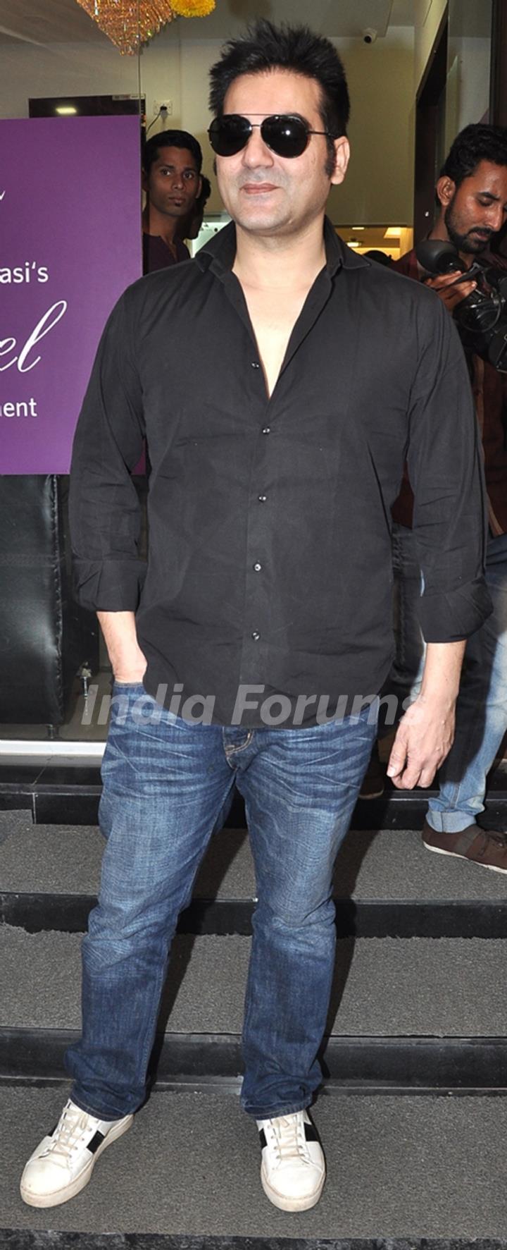 Arbaaz Khan at the launch of the clinic 'La Piel'