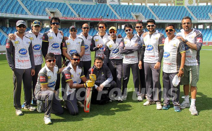 The Mumbai Heroes team at the CCL Dubai match