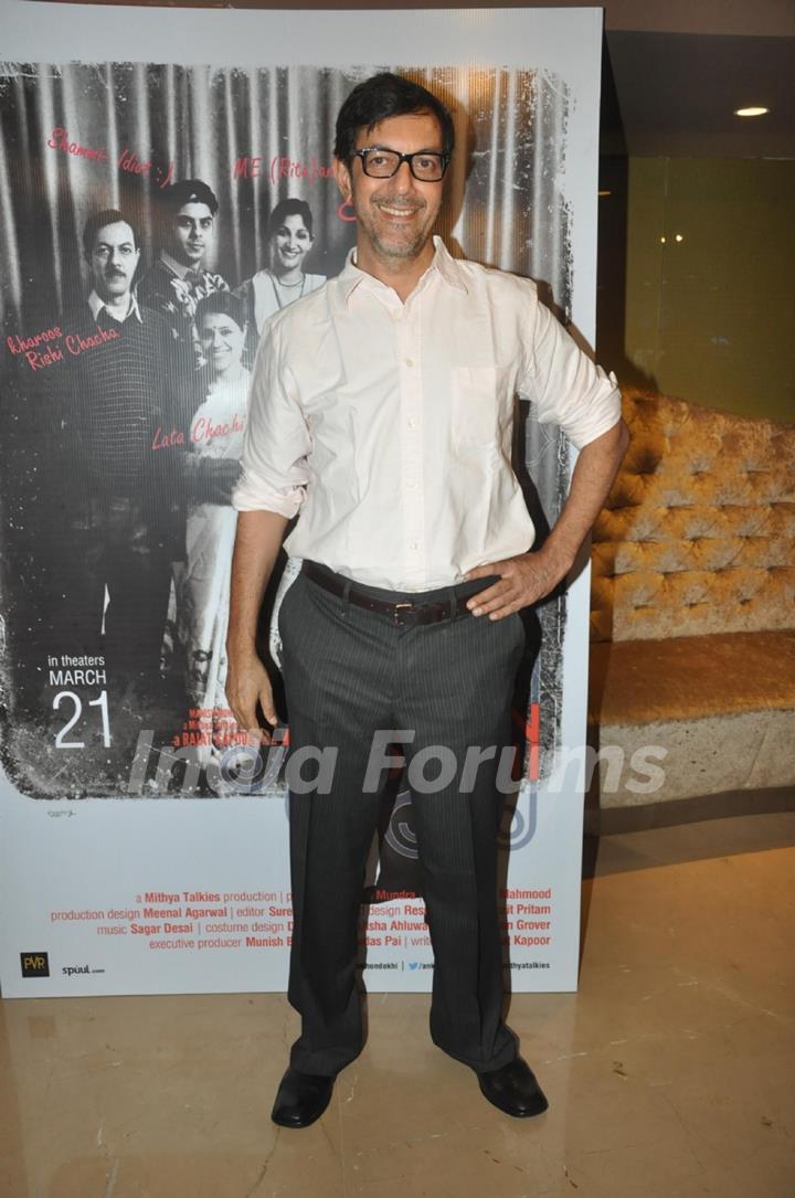 Rajat Kapoor was at the First Look of Ankhon Dekhi