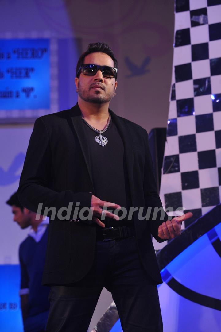 Mika Singh was at the Save & Empower The Girl Child event