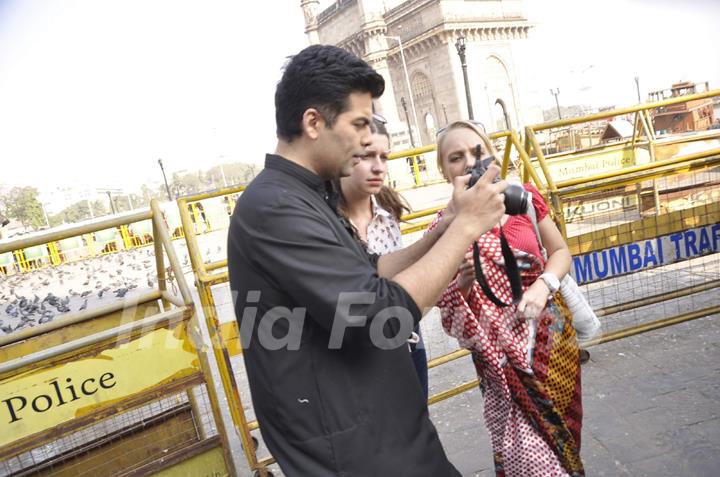 Karan Johar shoots for TV show Mission Sapne