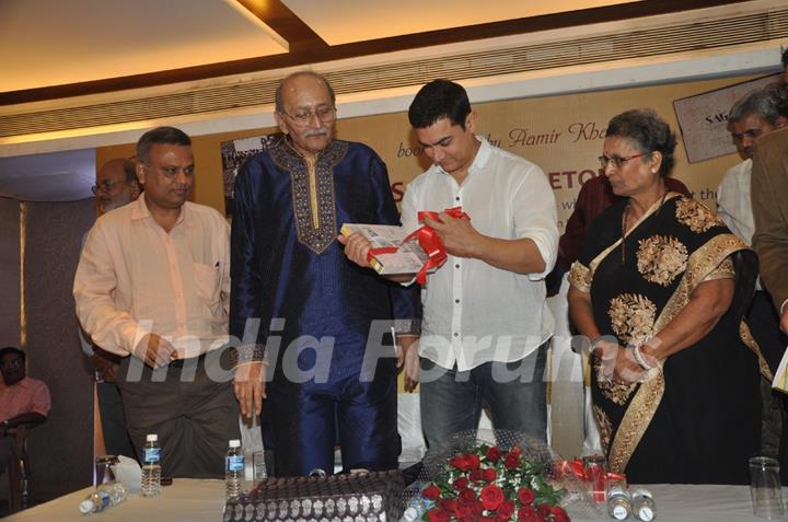 Aamir Khan at a book launch