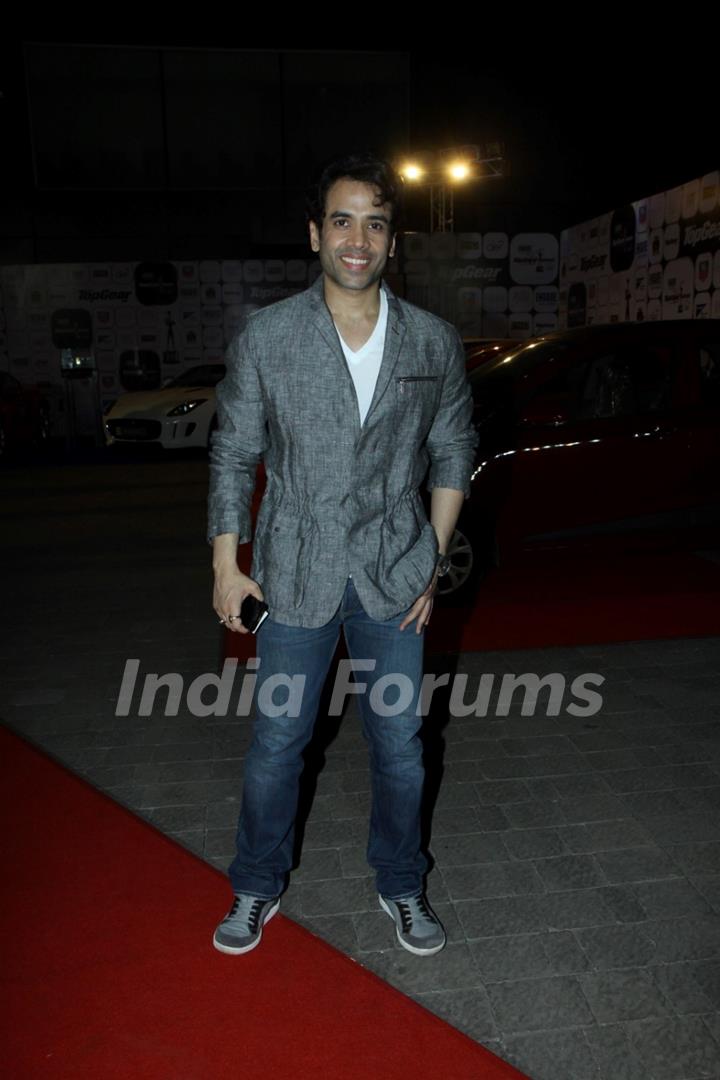 Tusshar Kapoor was at the 6th Top Gear Awards 2013