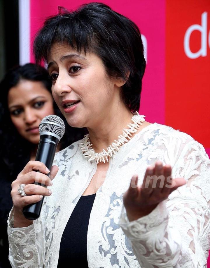 Manisha Koirala at a cancer awareness program