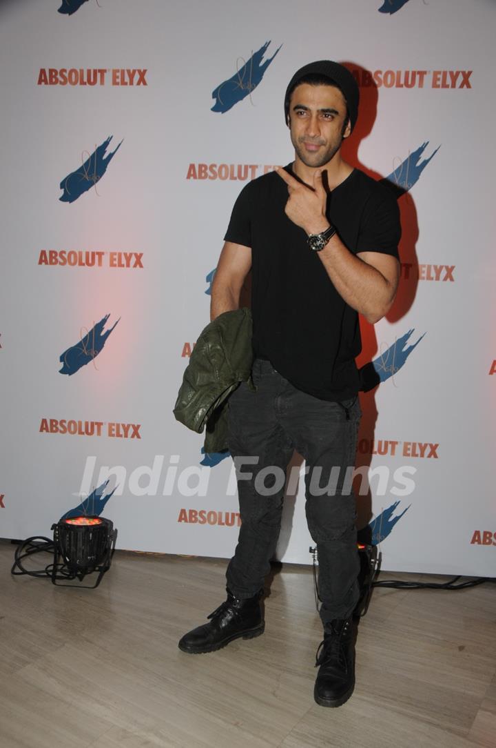 Amit Sadh was at the Absolut Elxy Party