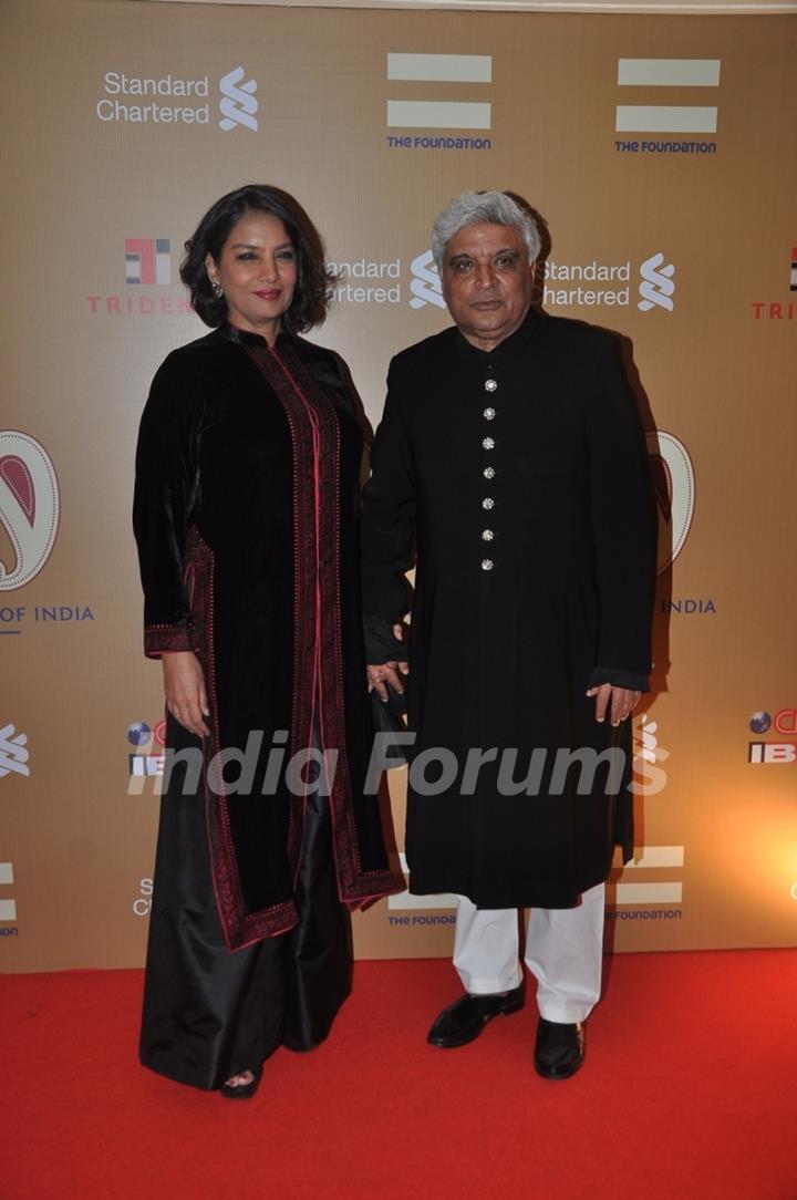 Shabana Azmi and Javed Akhtar at the The Foundation Celebrates 'The Idea Of India'