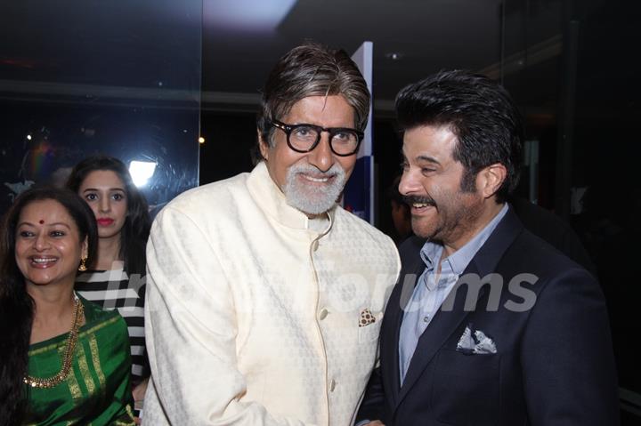 Amitabh Bachchan and Anil Kapoor at the MiD-DAY relaunch