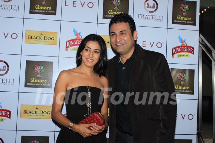 Nivideta Bhattacharya and Ashish Kapoor was at Amore Celebration and Events Launch Night