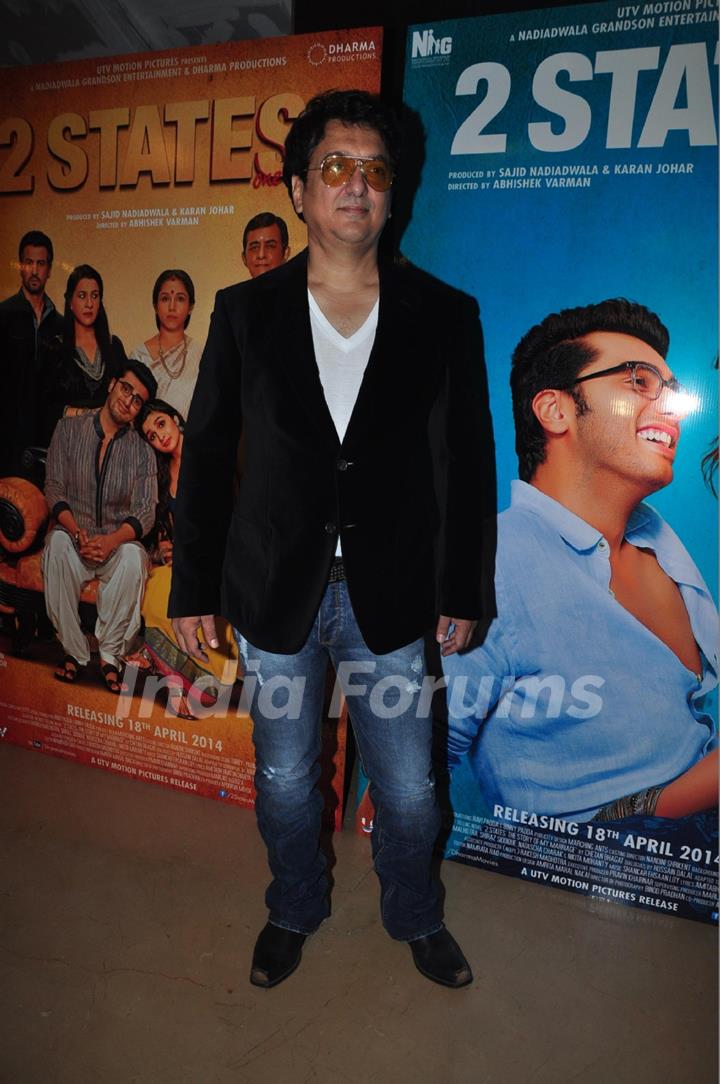 Sajid Nadiadwala at the Trailer launch of 2 States