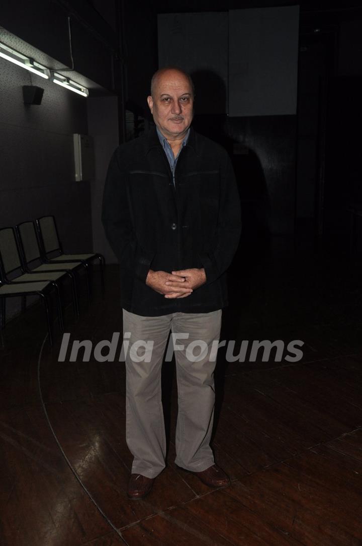 Anupam Kher at his Show Kucch Bhi Ho Sakta Hai